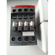 ABB CONTACTOR AF09-30-01-13 1SBL137001R1301 4KW 9A AC3 25A AC1 100-250V 50/60Hz AC/DC Coil 1NC Aux. ABB CONTACTOR AF09-30-01-13 1SBL137001R1301 4KW 9A AC3 25A AC1 100-250V 50/60Hz AC/DC Coil 1NC Aux.