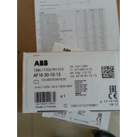 ABB CONTACTOR AF16-30-10-13 1SBL177001R1310 7.5KW 18A AC3 30A AC1 100-250V 50/60Hz AC/DC Coil 1NO Aux. ABB CONTACTOR AF16-30-10-13 1SBL177001R1310 7.5KW 18A AC3 30A AC1 100-250V 50/60Hz AC/DC Coil 1NO Aux.
