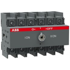 ABB MANUEL TRANSFER SWITCH I-0-II OT100F3C 1SCA105008R1001 100A 3P ABB MANUEL TRANSFER SWITCH I-0-II OT100F3C 1SCA105008R1001 100A 3P