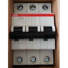 ABB MCB S803P-C100 2CCG001233R0001 100A 3P 50kA C ABB MCB S803P-C100 2CCG001233R0001 100A 3P 50kA C