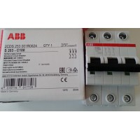ABB MCB S 203-C 1 2CDS253001R0014 1A 3P 6kA C ABB MCB S 203-C 1 2CDS253001R0014 1A 3P 6kA C