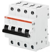 ABB MCB S 204-C 1 2CDS254001R0014 1A 4P 6kA C ABB MCB S 204-C 1 2CDS254001R0014 1A 4P 6kA C