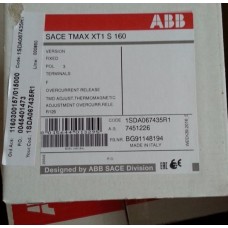 ABB MCCB XT1S160 1SDA080834R1 40A 3P 50kA TMD ABB MCCB XT1S160 1SDA080834R1 40A 3P 50kA TMD
