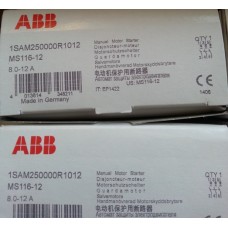 ABB MPCB MS116-12 1SAM250000R1012 5.5KW 8-12A 50kA