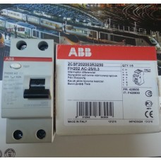 ABB RCCB F202AC-25/0.03 2CSF202001R1250 25A 2P 30mA AC Type ABB RCCB F202AC-25/0.03 2CSF202001R1250 25A 2P 30mA AC Type
