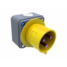 BEMIS CEE INDUSTRIAL SURFACE MOUNTED PLUG BC1-3303-2210 110V 32A 2P+E IP44 BEMIS CEE INDUSTRIAL SURFACE MOUNTED PLUG BC1-3303-2210 110V 32A 2P+E IP44