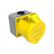 BEMIS CEE INDUSTRIAL SURFACE MOUNTED SOCKET BC1-3303-2510 110V 32A 2P+E IP44 BEMIS CEE INDUSTRIAL SURFACE MOUNTED SOCKET BC1-3303-2510 110V 32A 2P+E IP44