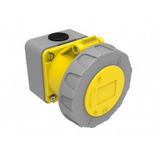 BEMIS CEE INDUSTRIAL SURFACE MOUNTED SOCKET BC1-3303-7510 110V 32A 2P+E IP67 BEMIS CEE INDUSTRIAL SURFACE MOUNTED SOCKET BC1-3303-7510 110V 32A 2P+E IP67
