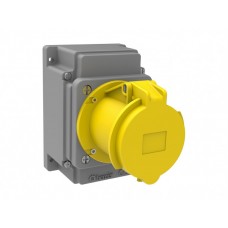 BEMIS CEE INDUSTRIAL SURFACE MOUNTED SOCKET BC1-4303-2510 110V 63A 2P+E IP44 BEMIS CEE INDUSTRIAL SURFACE MOUNTED SOCKET BC1-4303-2510 110V 63A 2P+E IP44