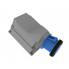 BEMIS CEE INDUSTRIAL ANGLED SURFACE SOCKET BC1-6403-7535 220V 125A 2P+E IP67 BEMIS CEE INDUSTRIAL ANGLED SURFACE SOCKET BC1-6403-7535 220V 125A 2P+E IP67