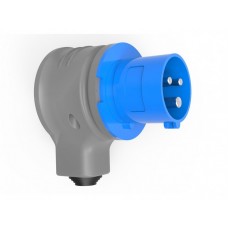 BEMIS CEE INDUSTRIAL ANGLED ROTATE PLUG BC1-3403-2130 220V 32A 2P+E IP44 BEMIS CEE INDUSTRIAL ANGLED ROTATE PLUG BC1-3403-2130 220V 32A 2P+E IP44
