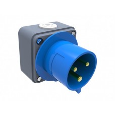 BEMIS CEE INDUSTRIAL SURFACE MOUNTED PLUG BC1-3403-2210 220V 32A 2P+E IP44 BEMIS CEE INDUSTRIAL SURFACE MOUNTED PLUG BC1-3403-2210 220V 32A 2P+E IP44