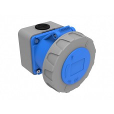 BEMIS CEE INDUSTRIAL SURFACE MOUNTED SOCKET BC1-3403-7510 220V 32A 2P+E IP67 BEMIS CEE INDUSTRIAL SURFACE MOUNTED SOCKET BC1-3403-7510 220V 32A 2P+E IP67