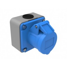 BEMIS CEE INDUSTRIAL SURFACE MOUNTED SOCKET BC1-1403-2510 220V 16A 2P+E IP44 BEMIS CEE INDUSTRIAL SURFACE MOUNTED SOCKET BC1-1403-2510 220V 16A 2P+E IP44