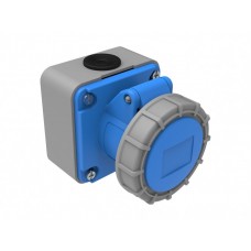BEMIS CEE INDUSTRIAL SURFACE MOUNTED SOCKET BC1-1403-7510 220V 16A 2P+E IP67 BEMIS CEE INDUSTRIAL SURFACE MOUNTED SOCKET BC1-1403-7510 220V 16A 2P+E IP67