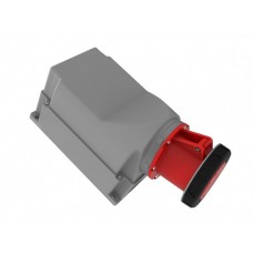 BEMIS CEE INDUSTRIAL ANGLED SURFACE SOCKET BC1-6504-7535 380V 125A 3P+E IP67 BEMIS CEE INDUSTRIAL ANGLED SURFACE SOCKET BC1-6504-7535 380V 125A 3P+E IP67