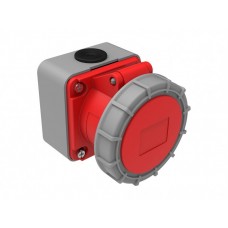 BEMIS CEE INDUSTRIAL SURFACE MOUNTED SOCKET BC1-1505-7510 380V 16A 3P+E+N IP67 BEMIS CEE INDUSTRIAL SURFACE MOUNTED SOCKET BC1-1505-7510 380V 16A 3P+E+N IP67