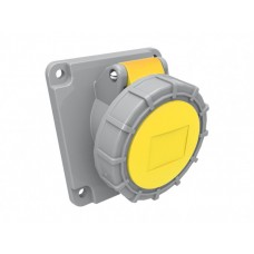BEMIS CEE INDUSTRIAL ANGLED PANEL MOUNTED SOCKET BC1-1303-7420 110V 16A 2P+E IP67 BEMIS CEE INDUSTRIAL ANGLED PANEL MOUNTED SOCKET BC1-1303-7420 110V 16A 2P+E IP67