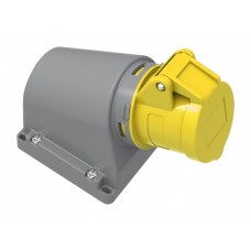 BEMIS CEE INDUSTRIAL ANGLED SURFACE SOCKET BC1-1303-2535 110V 16A 2P+E IP44 BEMIS CEE INDUSTRIAL ANGLED SURFACE SOCKET BC1-1303-2535 110V 16A 2P+E IP44