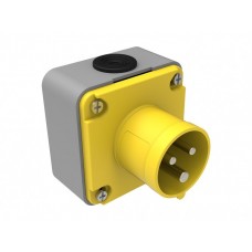 BEMIS CEE INDUSTRIAL SURFACE MOUNTED PLUG BC1-1303-2210 110V 16A 2P+E IP44 BEMIS CEE INDUSTRIAL SURFACE MOUNTED PLUG BC1-1303-2210 110V 16A 2P+E IP44