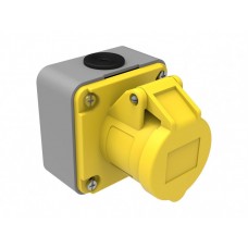 BEMIS CEE INDUSTRIAL SURFACE MOUNTED SOCKET BC1-1303-2510 110V 16A 2P+E IP44 BEMIS CEE INDUSTRIAL SURFACE MOUNTED SOCKET BC1-1303-2510 110V 16A 2P+E IP44