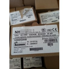 EATON NH FUSE 125NHG00B 125A 500V AC/250V DC 120kA NH00 EATON NH FUSE 125NHG00B 125A 500V AC/250V DC 120kA NH00