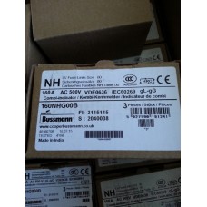 EATON NH FUSE 160NHG00B 160A 500V AC/250V DC 120kA NH00 EATON NH FUSE 160NHG00B 160A 500V AC/250V DC 120kA NH00