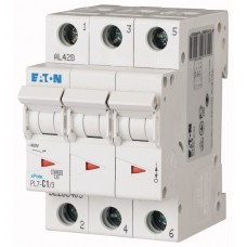 EATON MCB PL7-B1/3 165112 1A 3P 10kA B EATON MCB PL7-B1/3 165112 1A 3P 10kA B