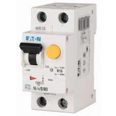 EATON RCBO PFL6-10/1N/B/003 286429 10A 1P+N 30mA 6Ka B Curve AC Type EATON RCBO PFL6-10/1N/B/003 286429 10A 1P+N 30mA 6Ka B Curve AC Type