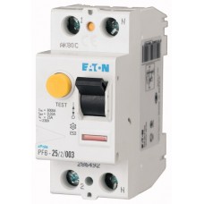 EATON RCCB PF6-25/2/003 286492 25A 2P 30mA AC Type EATON RCCB PF6-25/2/003 286492 25A 2P 30mA AC Type
