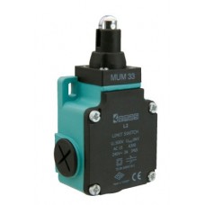 EMAS LIMIT SWITCH L2K13MUM331 Metal Body 13 mm Metal Roller Plunger Snap Action 1NO+1NC