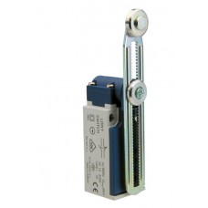 EMAS LIMIT SWITCH L5K13MEM123 Plastic Body 18 mm Metal Adjustable Roller Arm Snap Action 1NO+1NC