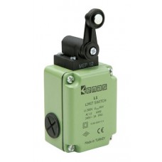 EMAS LIMIT SWITCH L1K13MEP121 Metal Body 18 mm Plastic Roller Arm Snap Action 1NO+1NC