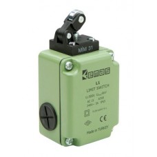 EMAS LIMIT SWITCH L1K13MIM311 Metal Body 14 mm Metal Roller Lever Snap Action 1NO+1NC