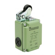 EMAS LIMIT SWITCH L1K13MIP111 Metal Body 22 mm Plastic Roller Lever Snap Action 1NO+1NC