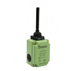 EMAS LIMIT SWITCH L1K13ROP101 Metal Body 9 mm Plastic Rod Lever Snap Action 1NO+1NC