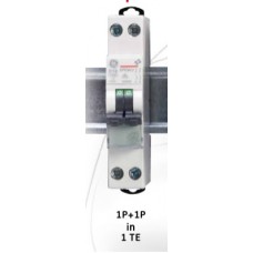 GE MCB EPC611B02 692689 2A+2A 1P+1P 6kA B