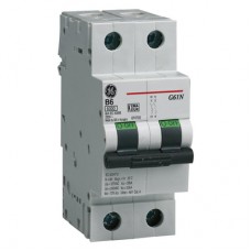 GE MCB G62C01 674629 1A 2P 6kA C