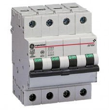 GE MCB G104C06 674923 6A 4P 10kA C GE MCB G104C06 674923 6A 4P 10kA C
