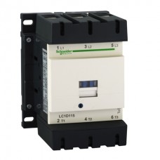 SCHNEIDER CONTACTOR LC1D115E7 55KW 115A AC3 200A AC1 48V AC 50/60 Hz Coil 1NO+1NC Aux. SCHNEIDER CONTACTOR LC1D115E7 55KW 115A AC3 200A AC1 48V AC 50/60 Hz Coil 1NO+1NC Aux.