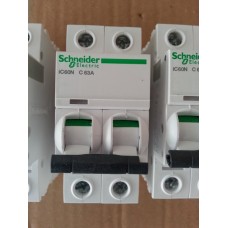 SCHNEIDER iC60N MCB A9F74263 63A 2P 6kA C