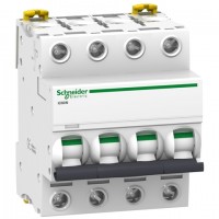 SCHNEIDER iC60N MCB A9F74410 10A 4P 6kA C SCHNEIDER iC60N MCB A9F74410 10A 4P 6kA C