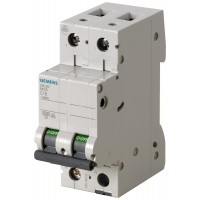 SIEMENS MCB 5SL6216-7 16A 2P 6kA C SIEMENS MCB 5SL6216-7 16A 2P 6kA C